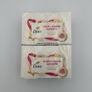 Dove SUGAR COOKIE SPRINKLE Holiday Treats Limited Edition Beauty Bar‎ Soap (8)